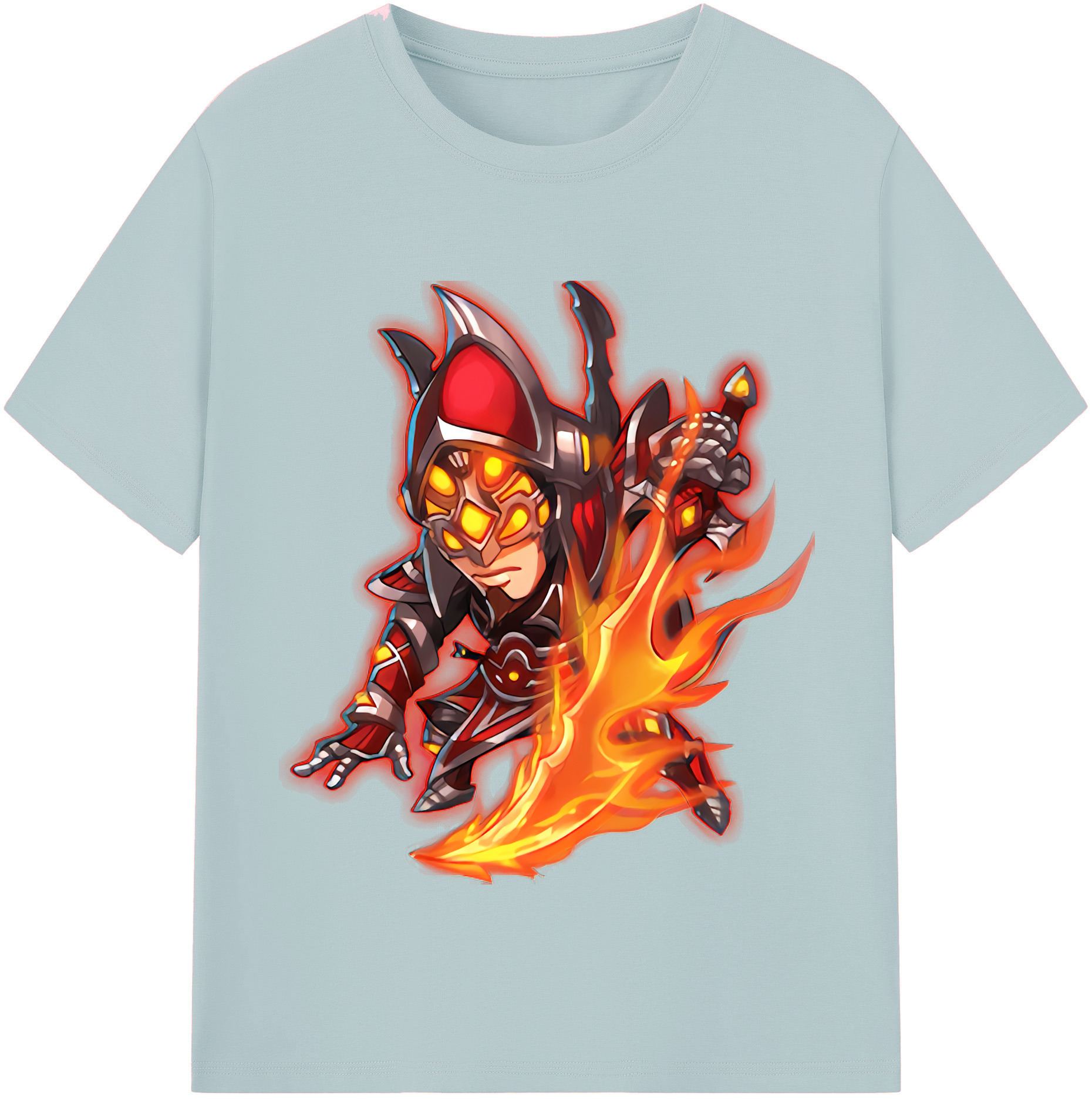 （画像用） リーグ・オブ・レジェンド League of Legends LOL 綿100％半袖Tシャツ（フロントプリント）